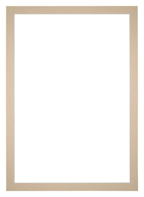 Passepartout 20x28cm Karton Beige Rand 3cm Gerade - Vorne | Yourdecoration.de