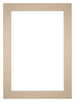 Passepartout 25x35cm Karton Beige Rand 6cm Gerade - Vorne | Yourdecoration.de