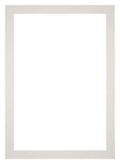 Passepartout 60x84cm Karton Hellgrau Rand 4cm Gerade - Vorne | Yourdecoration.de