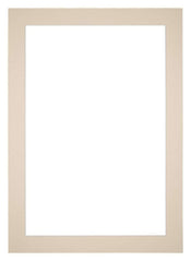 Passepartout 35x50cm Karton Teint Rand 5cm Gerade - Vorne | Yourdecoration.de