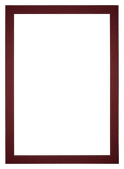 Passepartout 60x84cm Karton Weinrot Rand 4cm Gerade - Vorne | Yourdecoration.de