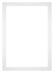 Passepartout 21x30cm Karton Weiss Rand 4cm Gerade - Vorne | Yourdecoration.de