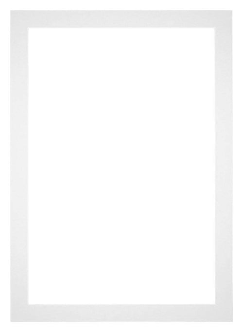 Passepartout 21x30cm Karton Weiss Rand 4cm Gerade - Vorne | Yourdecoration.de