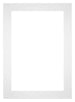 Passepartout 35x50cm Karton Weiss Rand 6cm Gerade - Vorne | Yourdecoration.de