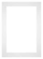 Passepartout 35x50cm Karton Weiss Rand 6cm Gerade - Vorne | Yourdecoration.de