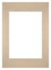 Passepartout 59,4x84cm A1/A2 Karton Beige Rand Gerade - Vorne | Yourdecoration.de