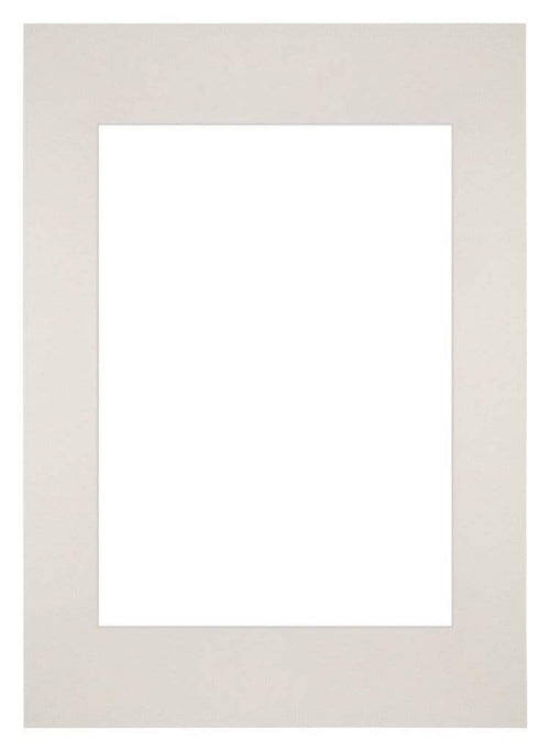 Passepartout 59,4x84cm A1/A2 Karton Hellgrau Rand Gerade - Vorne | Yourdecoration.de