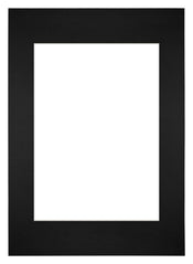 Passepartout 59,4x84cm A1/A2 Karton Schwarz Rand Gerade - Vorne | Yourdecoration.de