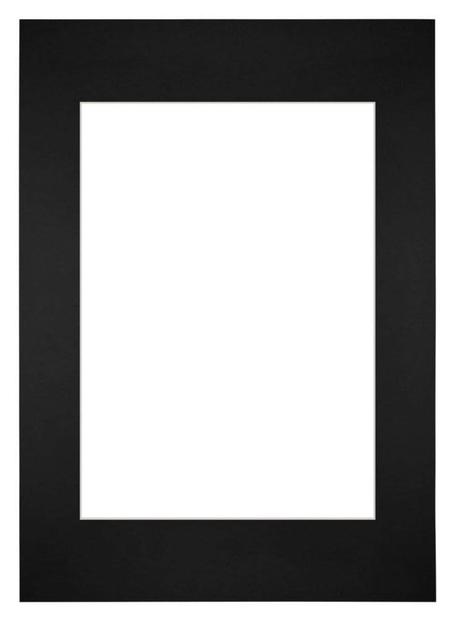 Passepartout 59,4x84cm A1/A2 Karton Schwarz Rand Gerade - Vorne | Yourdecoration.de