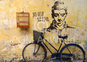 Edition Street - No self no fear Kunstdruck 50x70cm | Yourdecoration.de