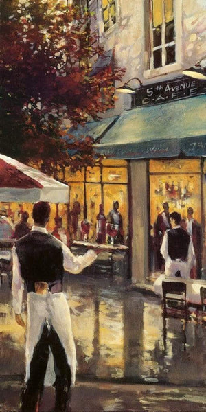 Brent Heighton - 5th Ave Cafe Kunstdruck 40x80cm | Yourdecoration.de