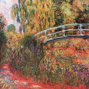 Claude Monet - Ponte giapponese Kunstdruck 95x95cm | Yourdecoration.de