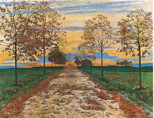 Ferdinand Hodler - Herbstabend 1892 Kunstdruck 60x48cm | Yourdecoration.de