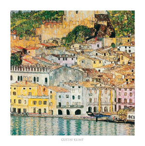 Gustav Klimt - Malcesine Kunstdruck 70x70cm | Yourdecoration.de