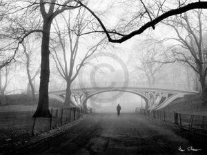 Henri Silberman - Gothic Bridge, Central Park NYC Kunstdruck 80x60cm | Yourdecoration.de