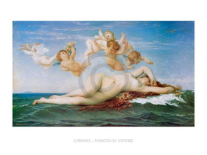 Alexandre Cabanel - Nascita di Venere Kunstdruck 80x60cm | Yourdecoration.de