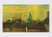 Lyonel Feininger - Nermsdorf Kunstdruck 70x50cm | Yourdecoration.de