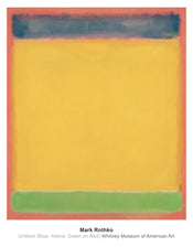 Mark Rothko - Untitled Blue, Yellow, Green, Red Kunstdruck 71x91cm | Yourdecoration.de