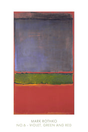 Mark Rothko - No. 6, 1951 Kunstdruck 61x91cm | Yourdecoration.de