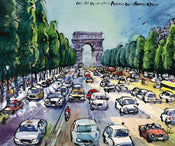 Michael Leu - Arc de Triomphe Kunstdruck 60x50cm | Yourdecoration.de