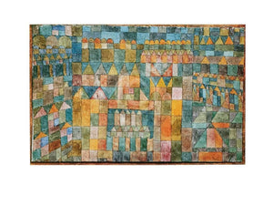 Paul Klee - Quartiere Kunstdruck 80x60cm | Yourdecoration.de