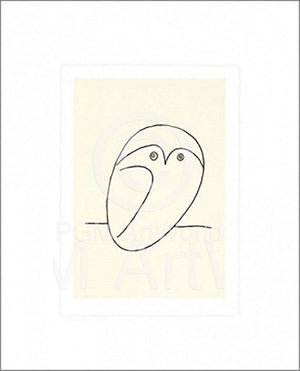 Pablo Picasso - Le Hibou Kunstdruck 50x60cm | Yourdecoration.de