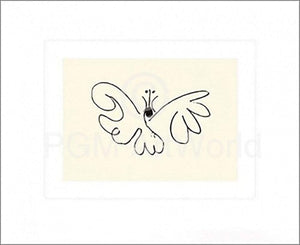 Pablo Picasso - Le Papillon Kunstdruck 50x60cm | Yourdecoration.de