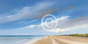 Hans Paus - Along the Sea I Kunstdruck 100x50cm | Yourdecoration.de