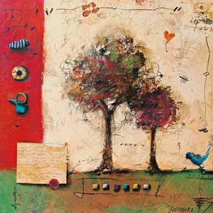 Sonja Kobrehel - Tree I Kunstdruck 70x70cm | Yourdecoration.de