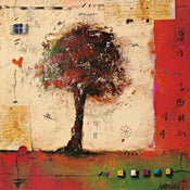 Sonja Kobrehel - Tree II Kunstdruck 70x70cm | Yourdecoration.de