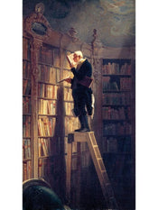 Carl Spitzweg - Der BÃ¼cherwurm Kunstdruck 60x80cm | Yourdecoration.de