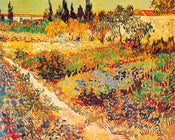 Vincent Van Gogh - Giardino in fioritura Kunstdruck 30x24cm | Yourdecoration.de