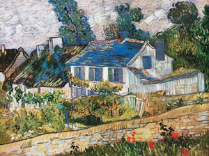 Vincent Van Gogh - Case ad Auvers Kunstdruck 80x60cm | Yourdecoration.de