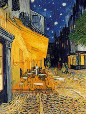 Vincent Van Gogh - Cafe at Night Kunstdruck 60x80cm | Yourdecoration.de