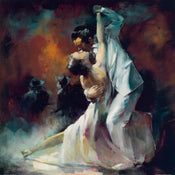 Willem Haenraets - Tango Argentino I Kunstdruck 70x70cm | Yourdecoration.de