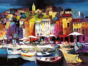 Willem Haenraets - Seaport Town II Kunstdruck 80x60cm | Yourdecoration.de