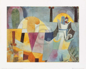 Paul Klee - Landscape with black columns Kunstdruck 50x40cm | Yourdecoration.de