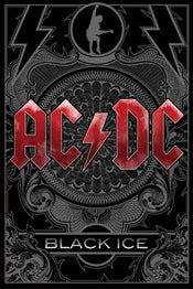 Pyramid AC DC Black Ice Poster 61x91,5cm | Yourdecoration.de