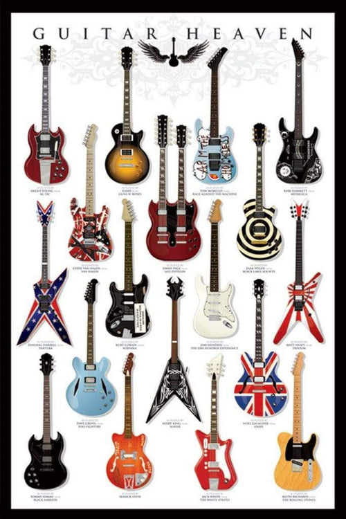 Pyramid Guitar Heaven Poster 61x91,5cm | Yourdecoration.de