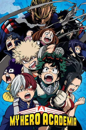 Pyramid My Hero Academia Cobalt Blast Group Poster 61x91,5cm | Yourdecoration.de