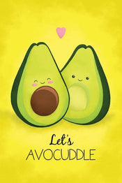 Pyramid Avocado Lets Avocuddle Poster 61x91,5cm | Yourdecoration.de