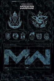 Pyramid Call of Duty Modern Warfare Fractions Poster 61x91,5cm | Yourdecoration.de