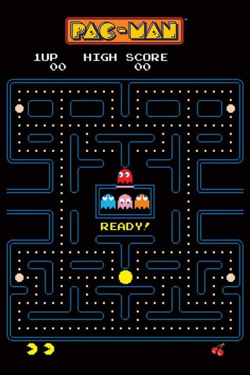 Pyramid Pac-Man Maze Poster 61x91,5cm | Yourdecoration.de