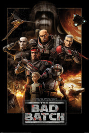 Pyramid Star Wars The Bad Batch Montage Poster 61x91,5cm | Yourdecoration.de