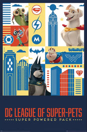 Pyramid Pp34975 Dc Super Pets Activate Poster 61x91,5cm | Yourdecoration.de