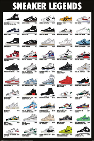 pyramid pp35242 sneaker legends poster 61x91,5cm | Yourdecoration.de