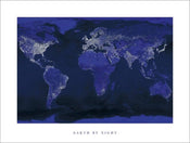 Pyramid Earth by Night Kunstdruck 60x80cm | Yourdecoration.de