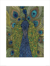 Pyramid Valentina Ramos The Peacock Kunstdruck 60x80cm | Yourdecoration.de