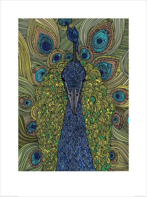 Pyramid Valentina Ramos The Peacock Kunstdruck 60x80cm | Yourdecoration.de