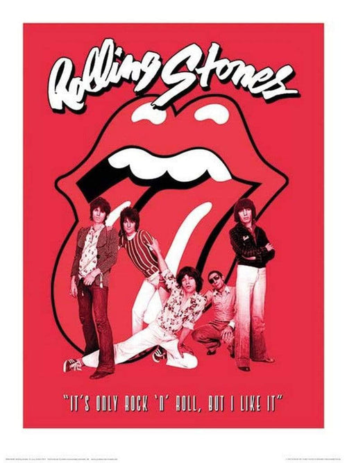 Pyramid The Rolling Stones Its Only Rock n Roll Kunstdruck 60x80cm | Yourdecoration.de